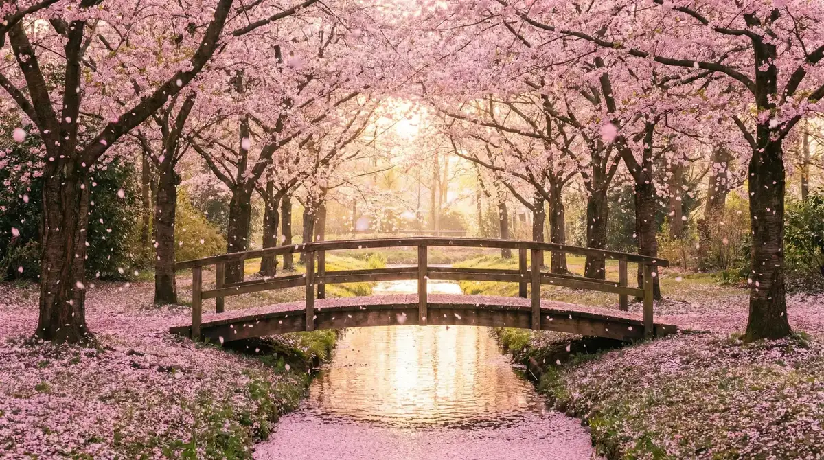 樱花桥畔 - 深田咏美在线 唯美风景